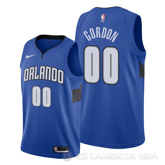 Camiseta Aaron Gordon #0 Orlando Magic Statement Edition Azul - Haga un click en la imagen para cerrar